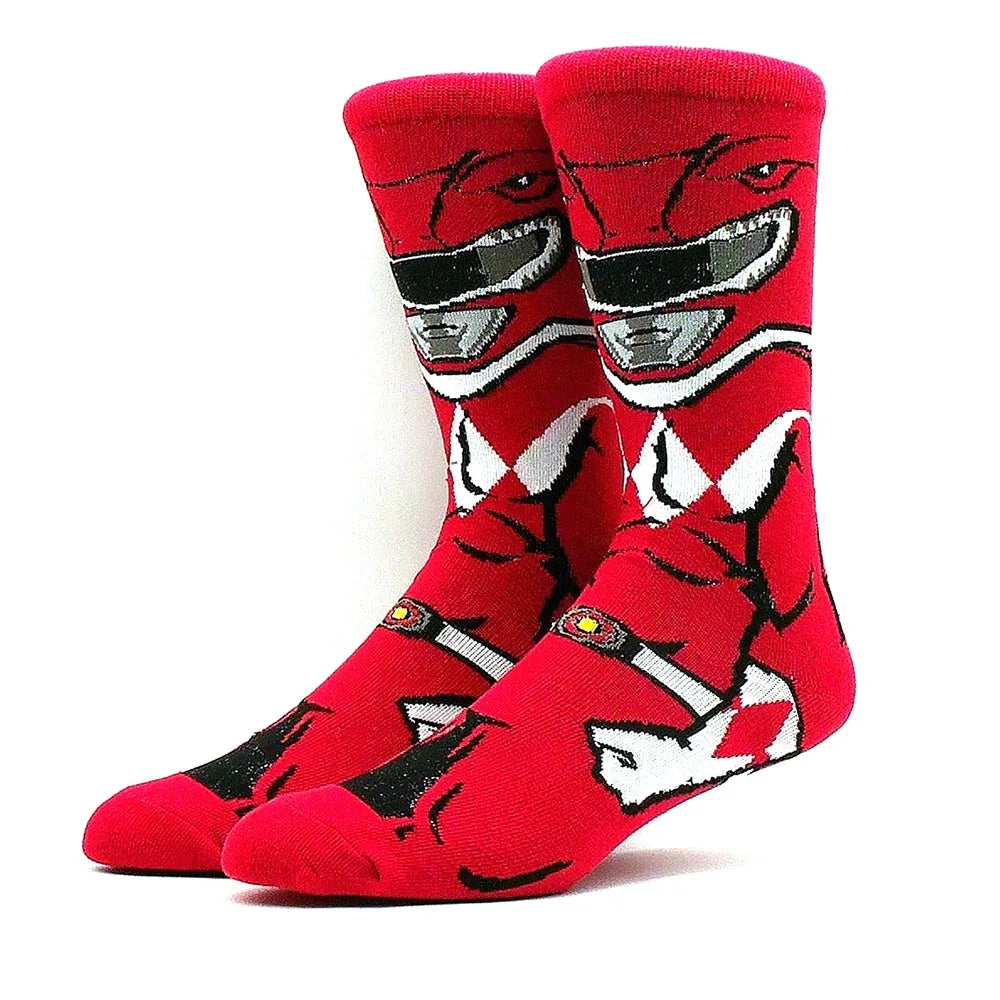 1 Pair New Anime Movie Socks – Cotton Crew, Role-Playing Calf Socks