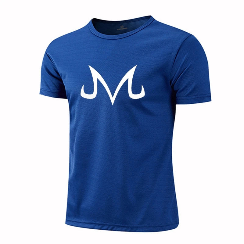 T-shirt d'été respirant à la mode pour hommes avec motif d'anime Majin Buu