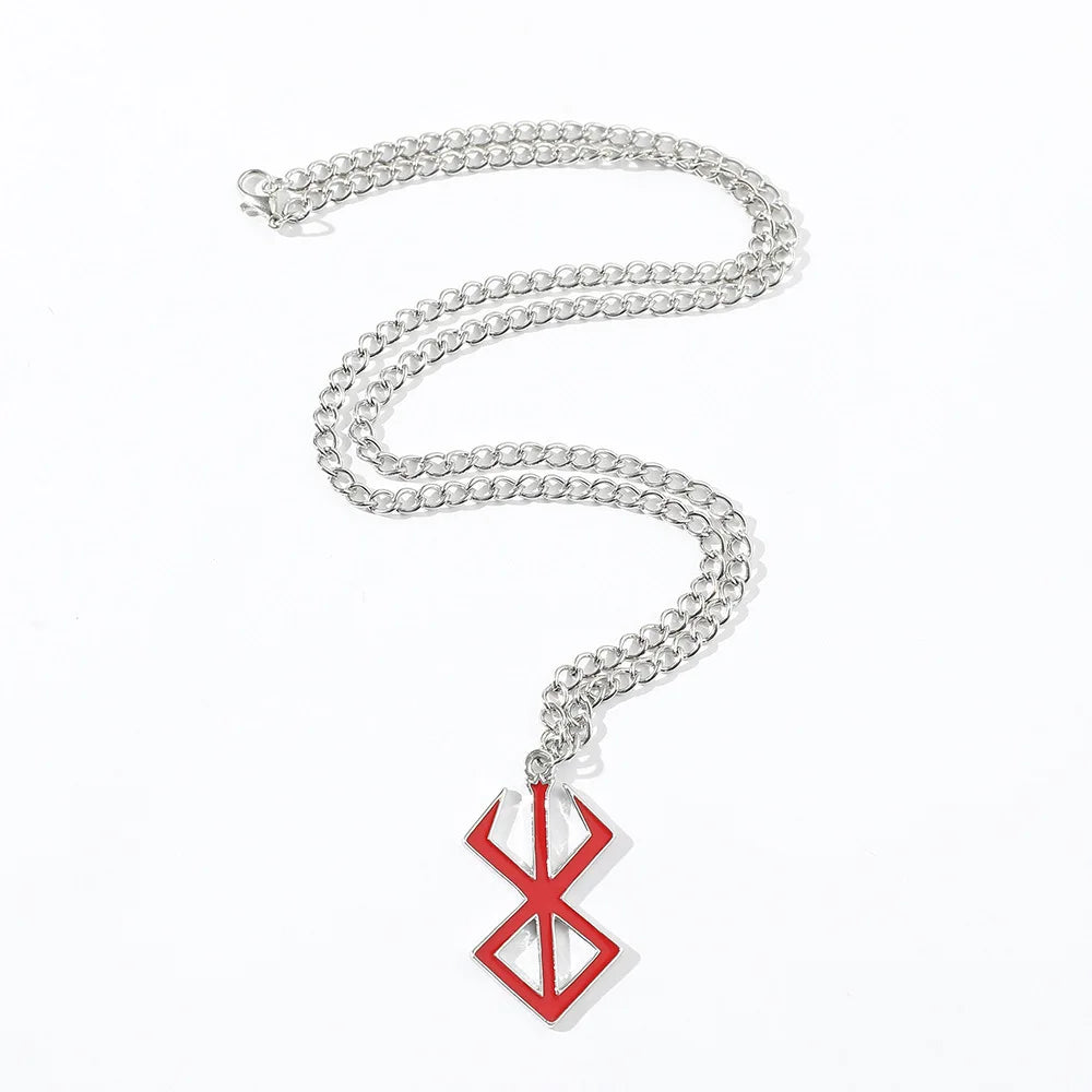 Collier créatif avec symbole Berserker – Pendentif et porte-clés Warrior Lightning