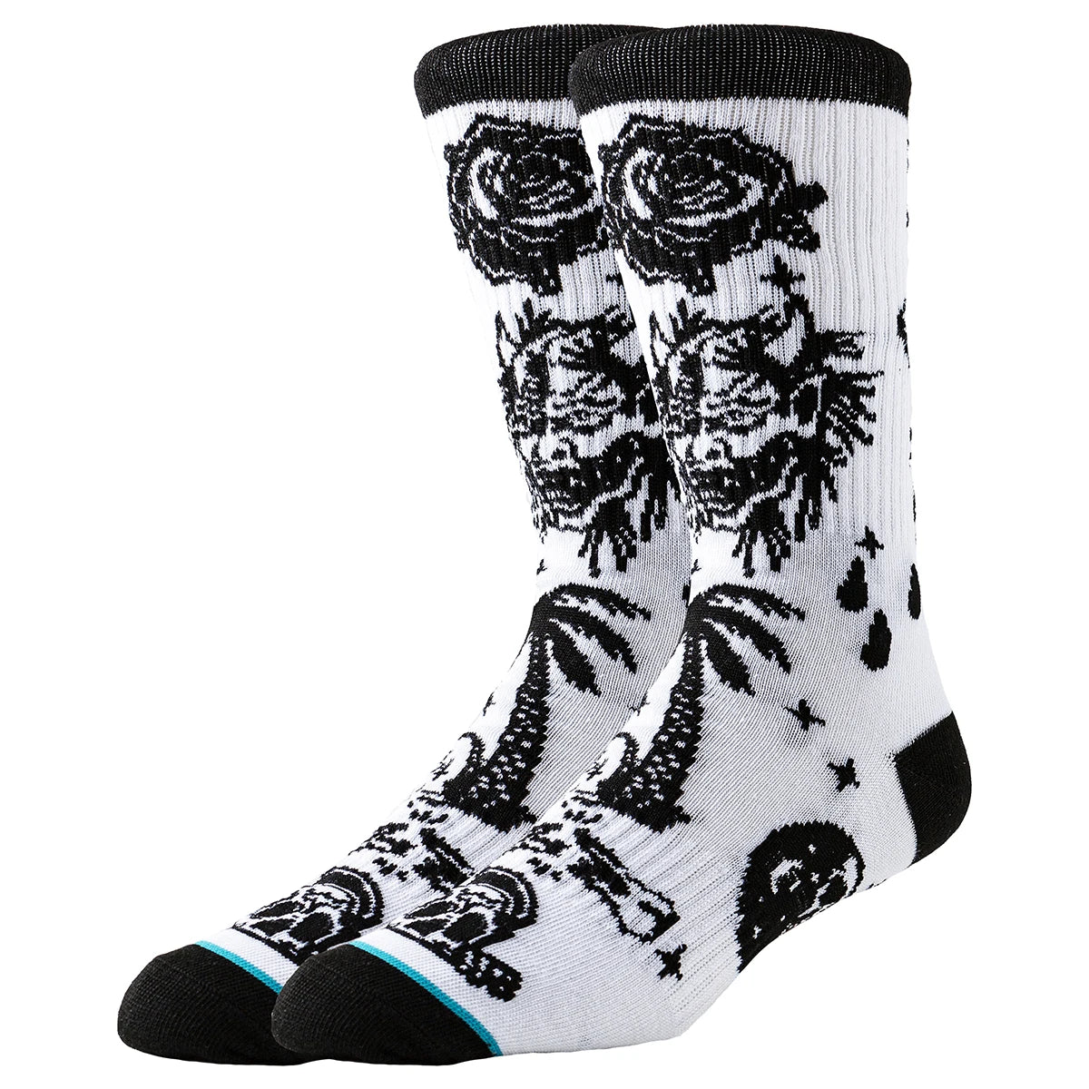 Hip Hop Totenkopf Socken – Sportliche Tube Socken für Männer & Frauen