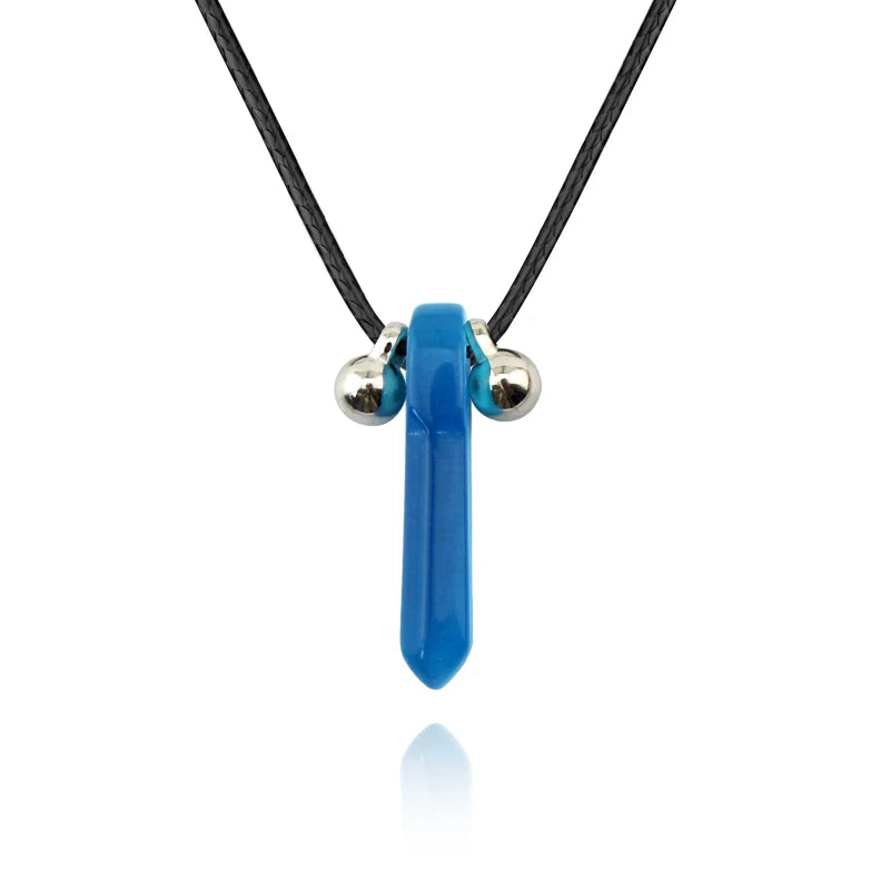 Hokage Tsunade Jade Pendant – Uzumaki Gemstone Charm Necklace, Anime Cosplay Jewelry Prop