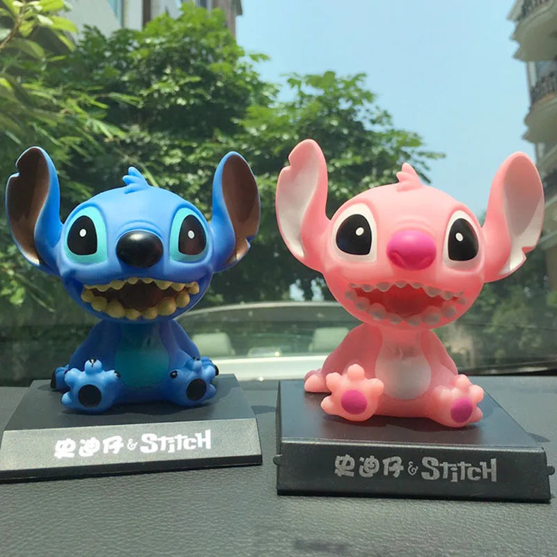 Figurine articulée Disney Lilo & Stitch – Figurine d'action en PVC pour décoration de voiture et d'intérieur de voiture