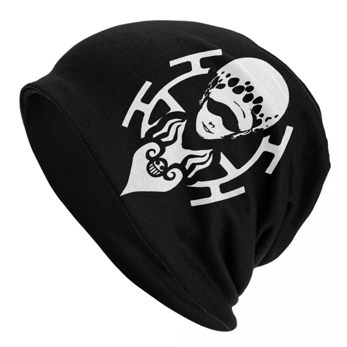 Trafalgar Law One Piece Cap – Anime Fashion Unisex Ski Skullies Beanie | Warme elastische Thermomütze für den Frühling