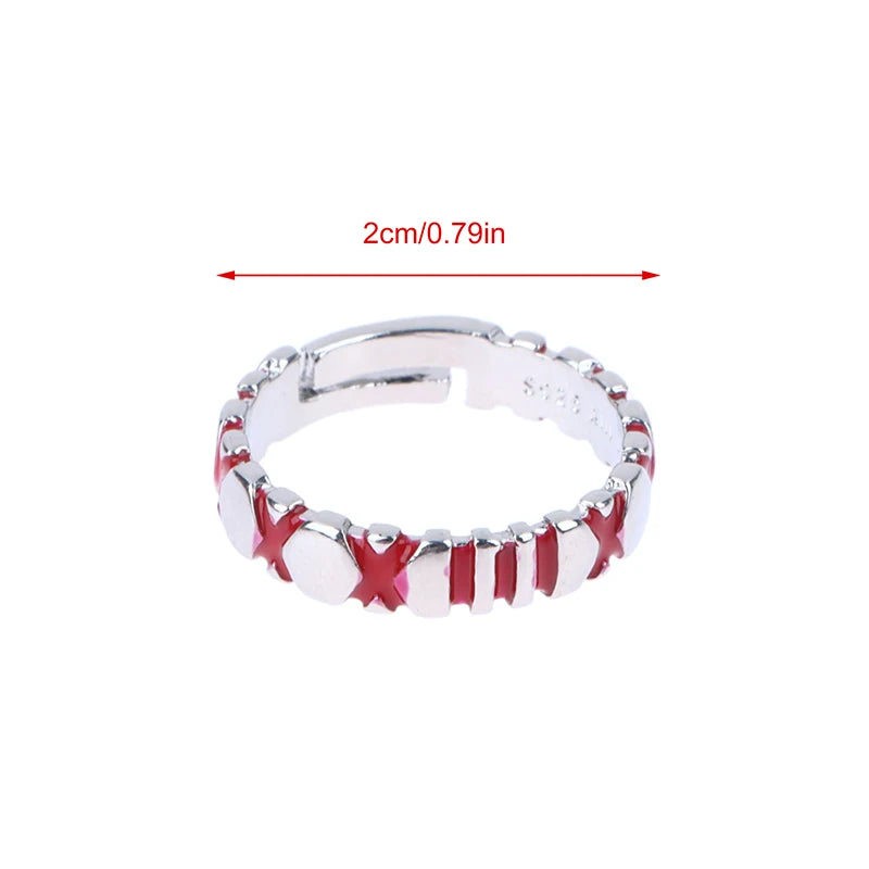 Tokyo Ghoul Juzo Suzuya Ring – Verstellbarer Finger-Cosplay-Schmuck für Männer und Frauen, Anime-Geschenk