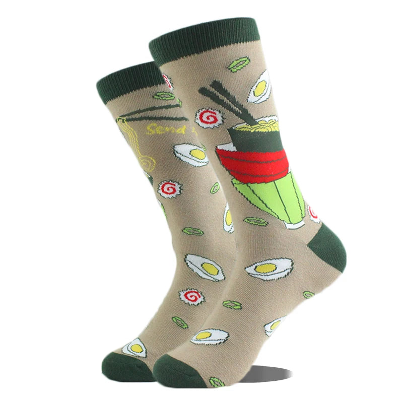 Happy Design Lustige Socken Schaf Bier Dinosaurier Muster