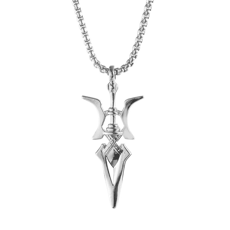 Anime Misa Amane Cosplay Halskette – Hellebarde Anhänger Schmuck für Halloween & Geschenke