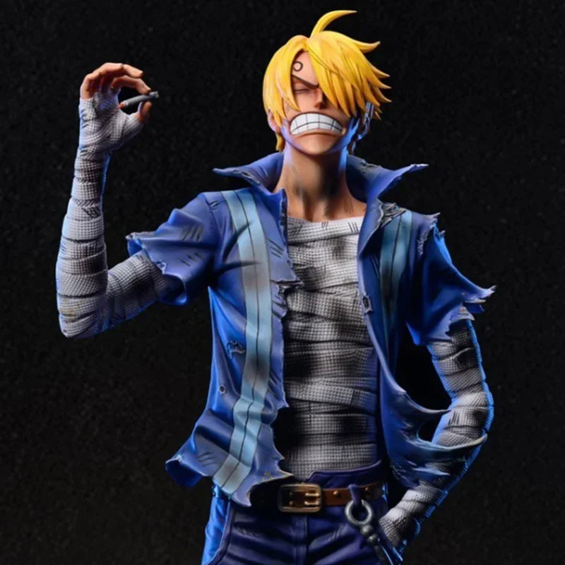 30 cm große One Piece Zoro-, Luffy- und Sanji-Actionfigur – PVC-Sammelstatue