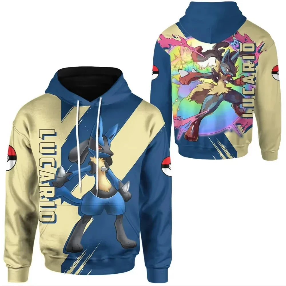 Cute Pokemon 3D Print Sweatshirt for Children