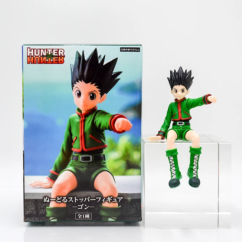13 cm Hunter x Hunter Gon Freecss & Killua Zoldyck Noodle Stopper Actionfiguren – Sammlerstück aus PVC, Modellpuppenspielzeug