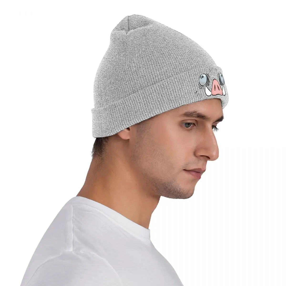Bonnet tricoté Demon Slayer Inosuke Anime - Casquette unisexe tendance automne/hiver chaude pour hommes et femmes