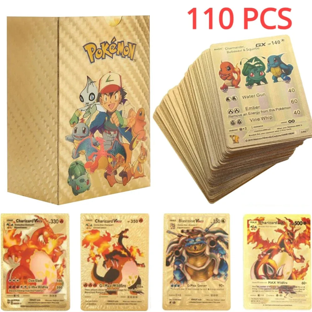 27–110 Stück Pokemon-Karten, Sammelkartenspielzeug