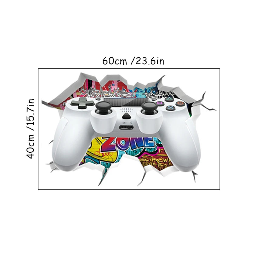 Coole 3D-Wandaufkleber mit Anime-Motiv, Vinyl, für Kinder, Dekoration