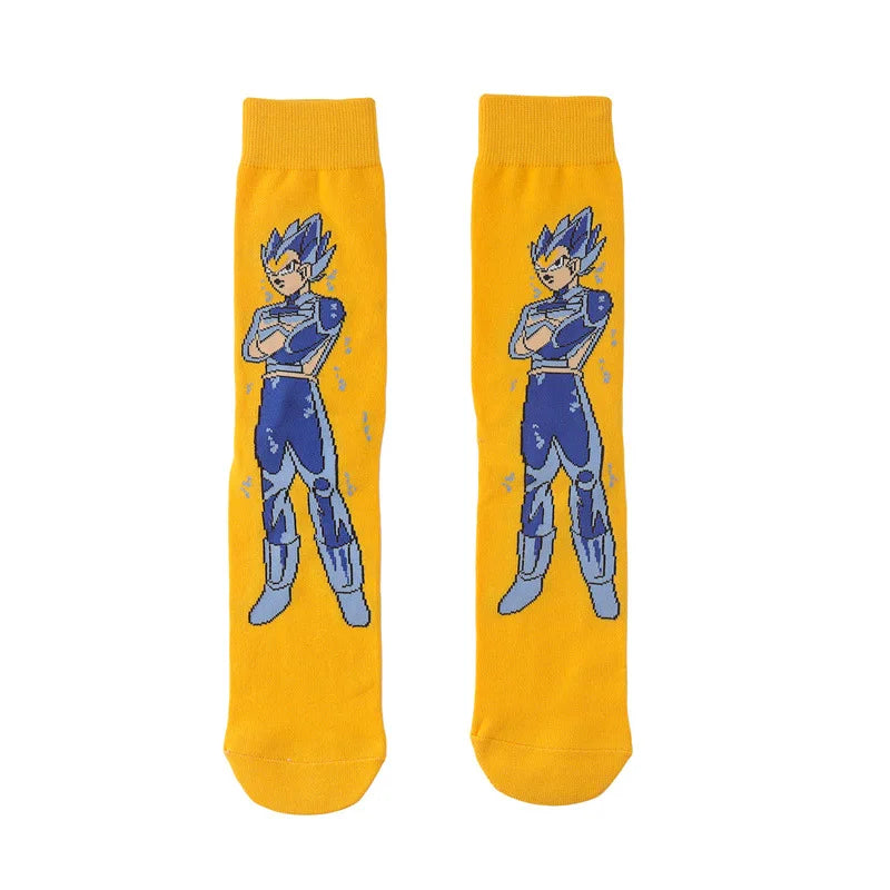 Socken mit Anime-Cartoon-Charakteren für Herren – Cosplay-Skateboard-Stil