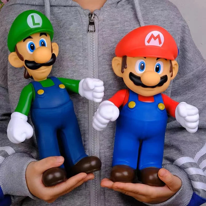 39 cm große Super Mario Bowser-Actionfigur – großes PVC-Sammelspielzeug