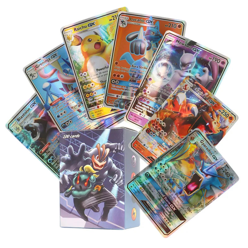 60/100 Stück Pokemon-Karten, alle neuen EX-Obsidian Flames-Booster-Boxen, inklusive Charizard, englische Version