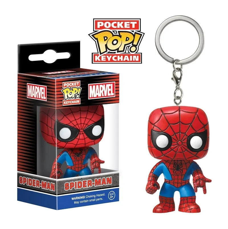 Funko POP Schlüsselanhänger Endgame Captain Venom Deadpool Iron Man Schlüsselanhänger Actionfiguren Spielzeug