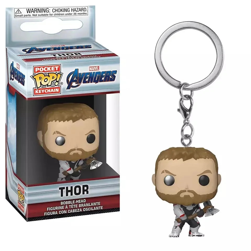 Funko POP Schlüsselanhänger Endgame Captain Venom Deadpool Iron Man Schlüsselanhänger Actionfiguren Spielzeug
