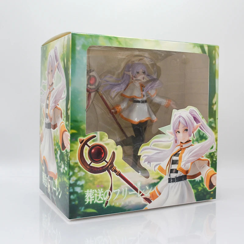 21 cm große Frieren: Beyond Journey's End Frieren Anime-Figur – PVC-Actionfigur und Sammlerpuppe