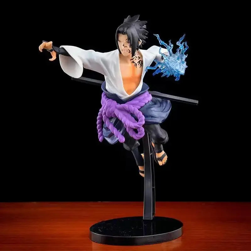 Bandai 20cm Naruto Anime Sasuke Figur Aktion Uchiha Cartoon Spielzeug