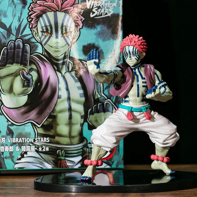 20 cm große Dämonentöter-Akaza-Kampffigur – PVC-Sammelstatue als Geschenk