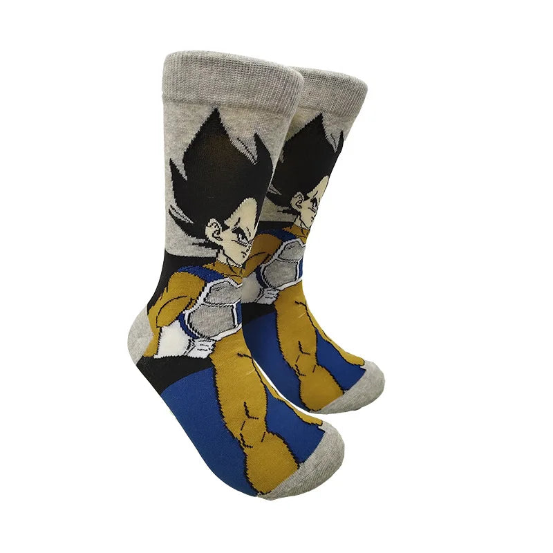 Dragon Ball Son Goku Anime Socken Hip Hop Print Skateboard Socken Casual Baumwolle