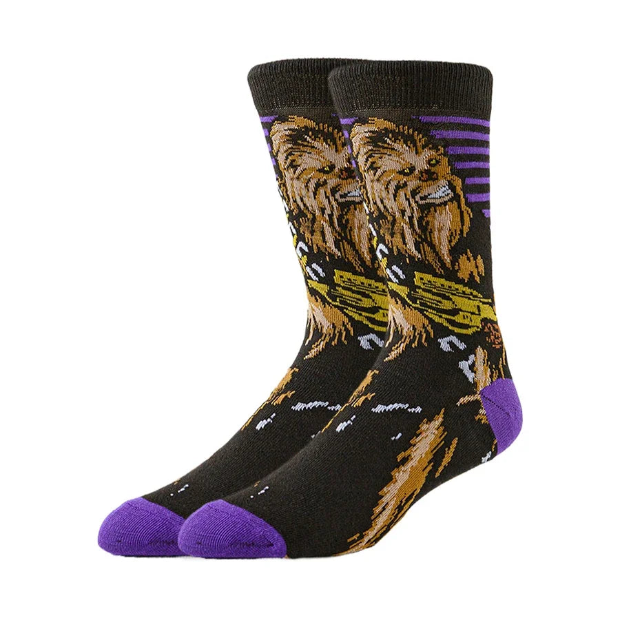 MINISO Disney Anime-Socken – Lange Cartoon-Socken für Männer und Frauen, lustiger und origineller Stil
