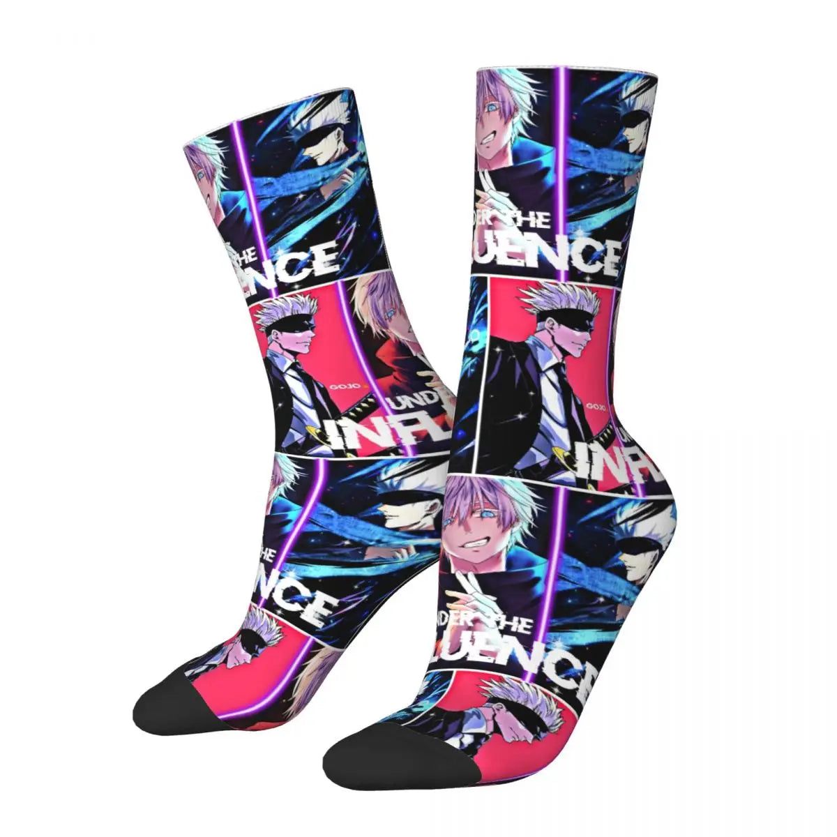 Jujutsu Kaisen Anime Socken, Satoru Gojo Unisex Socken W
