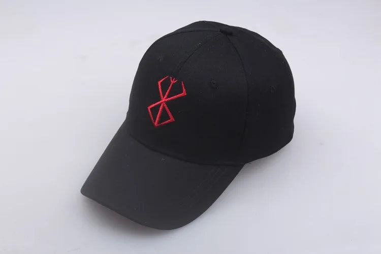 Anime-Baseballkappe, Cosplay – bestickte verstellbare Mütze für Unisex, Outdoor-Sport & Requisiten
