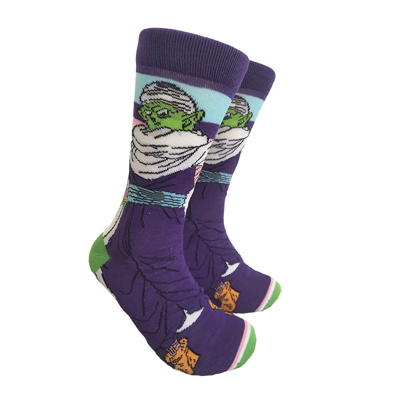 Dragon Ball Son Goku Anime Socken Hip Hop Print Skateboard Socken Casual Baumwolle