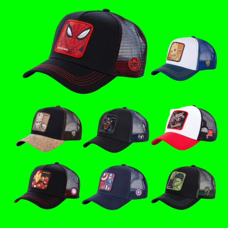 Casquette de baseball Disney Star Wars - The Avengers Groot - Chapeau à visière d'été réglable pour femme et unisexe