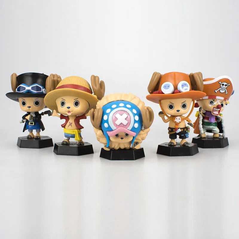 Figurine d'anime One Piece Tony Tony Chopper Cos Luffy Saber Modèle Buggy Jouet Figurine d'action Collectionner Cadeaux