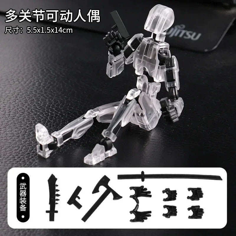 DIY leuchtender T13 Shapeshift-Roboter und Hund – 3D-gedruckte bewegliche Actionfiguren