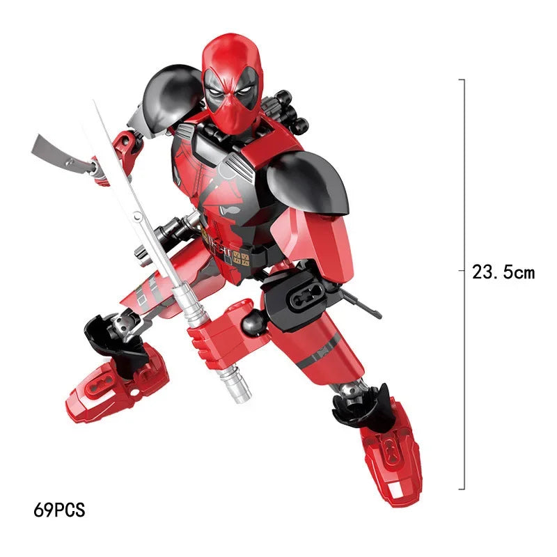 Figurine de héros à construire Iron Big Assembly Figures Action Toys Compatible avec la collection Lego