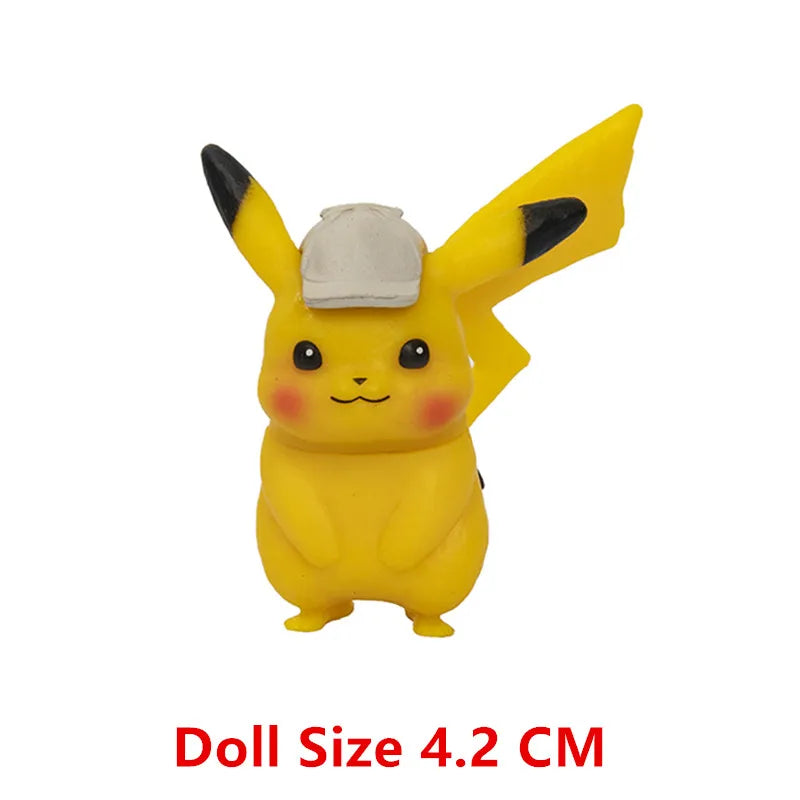 Pokemon 4-13Cm Neue Cartoons Film Anime Figur Pikachu Mewtwo Action Modell Spielzeug