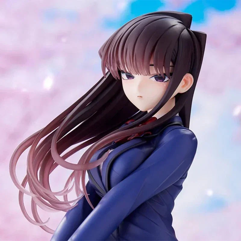 Figurine Anime Komi Shouko de 25 cm - Modèle en PVC en uniforme de Can't Communicate | Figurine d'action Kawaii Komi-san et ornement cadeau