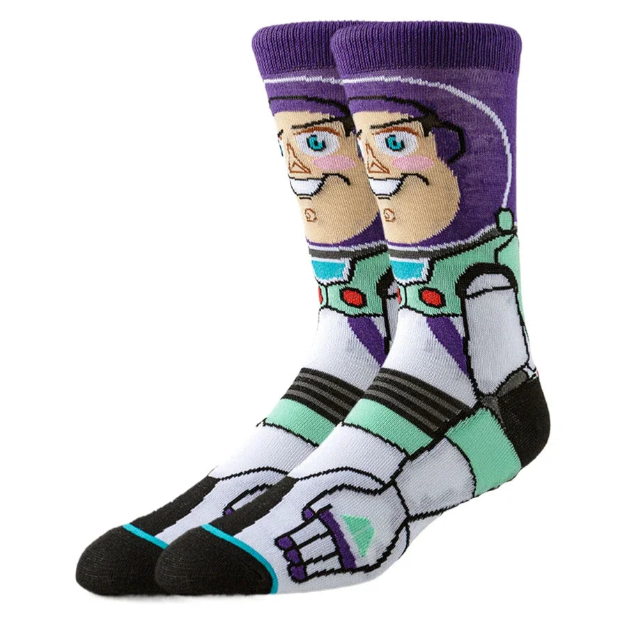 MINISO Disney Cartoon Anime Socken Herren Damen Neuheit Lustige Designer Socken