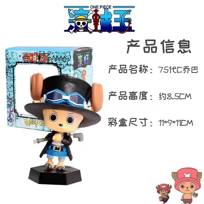Figurine d'anime One Piece Tony Tony Chopper Cos Luffy Saber Modèle Buggy Jouet Figurine d'action Collectionner Cadeaux