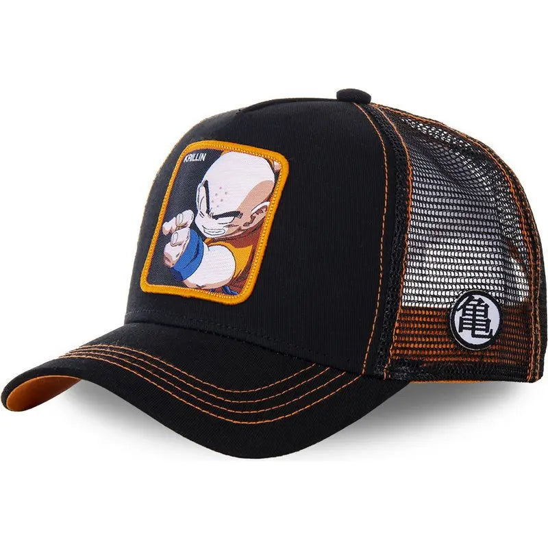 Hochwertige Dragon Ball Z Son Goku Baseballkappe – verstellbare Trucker-Mütze aus Baumwolle für Männer und Frauen