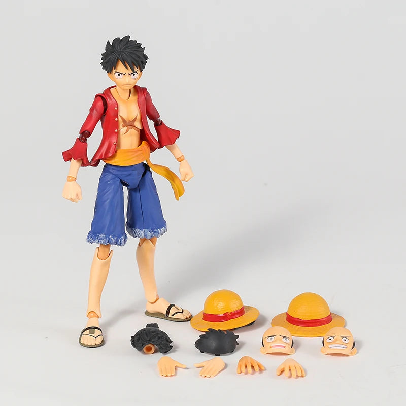 Lot de 8 figurines Shichibukai One Piece – Donquixote Doflamingo, Marshall D. Teach, Dracule Mihawk et Bartholomew - Modèle de jouet à offrir