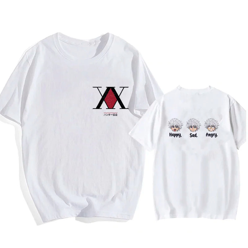 Kawaii Hisoka & Killua T-Shirt Hunter X Hunter Devil Eye Cartoon Anime Tee
