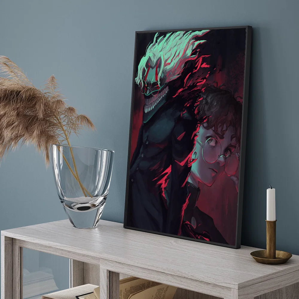 Dandadan Anime Poster Room Bar Cafe Decor Stickers Wall