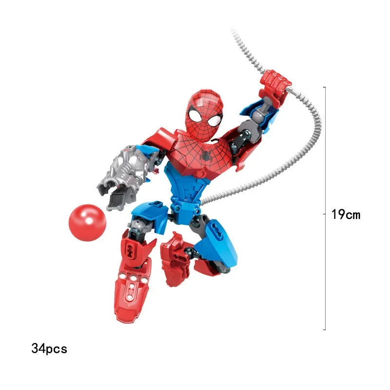 Figurine de héros à construire Iron Big Assembly Figures Action Toys Compatible avec la collection Lego