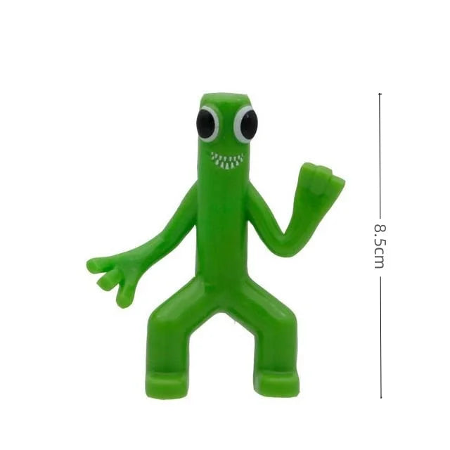 Figurines de monstres bleus Kawaii, jouets pour enfants