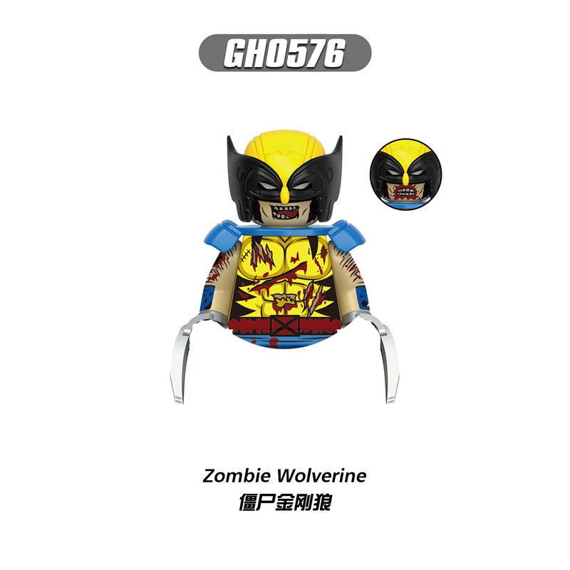 Marvel Mini Blocks – Doctor Doom, Cable und Mr. Sinister Actionfiguren, Bauspielzeugset für Kinder und Partygeschenke