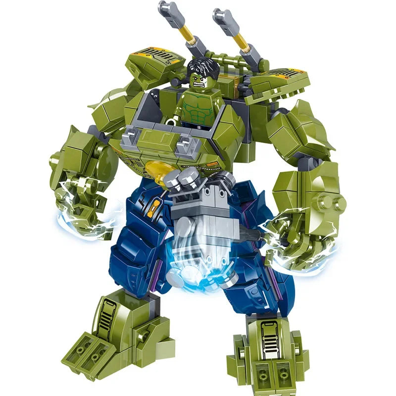 Figurine de héros à construire Iron Big Assembly Figures Action Toys Compatible avec la collection Lego