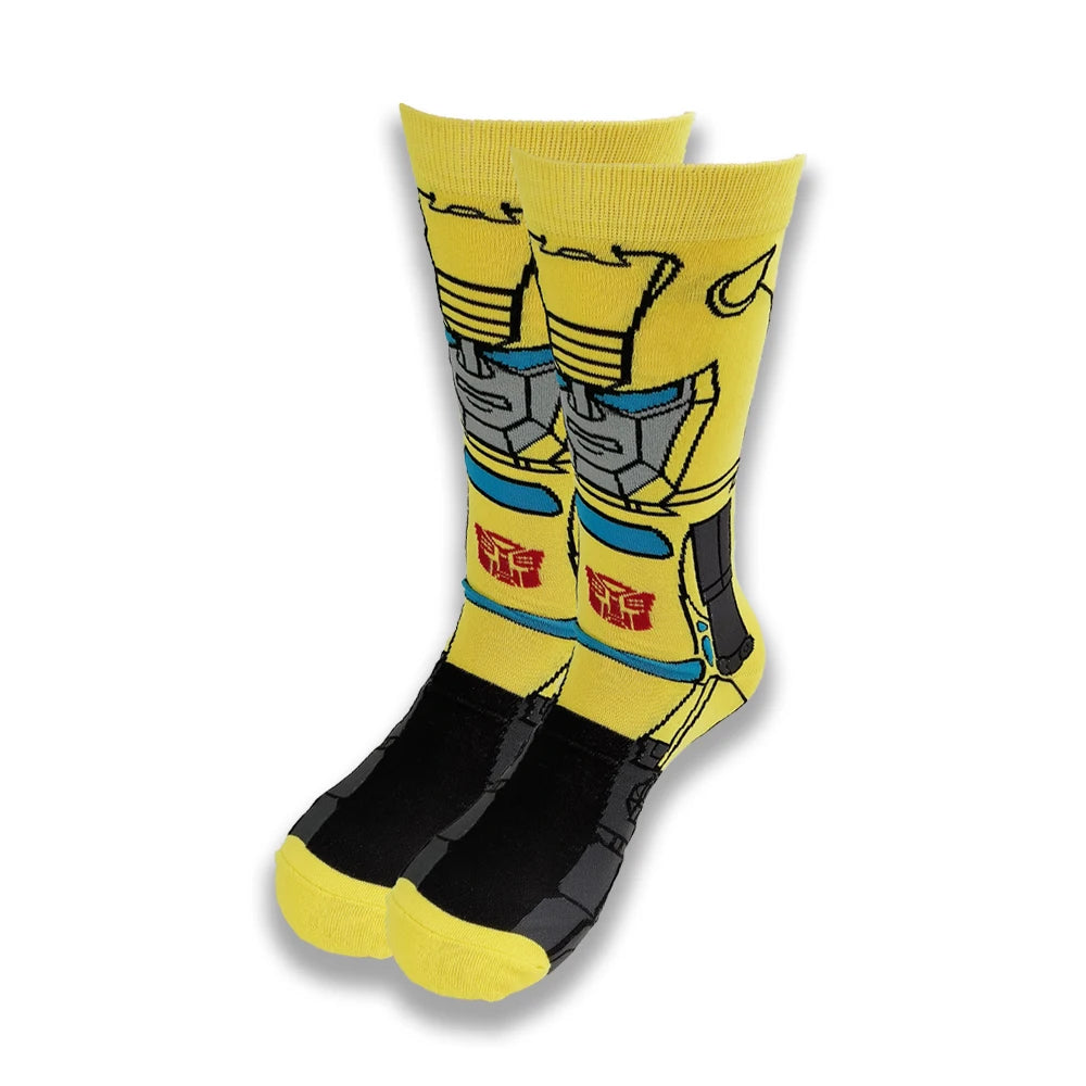 Lustige Socken mit Cartoon-Anime-Print – Personalisierter atmungsaktiver Baumwoll-Hip-Hop-Stil für Männer und Frauen
