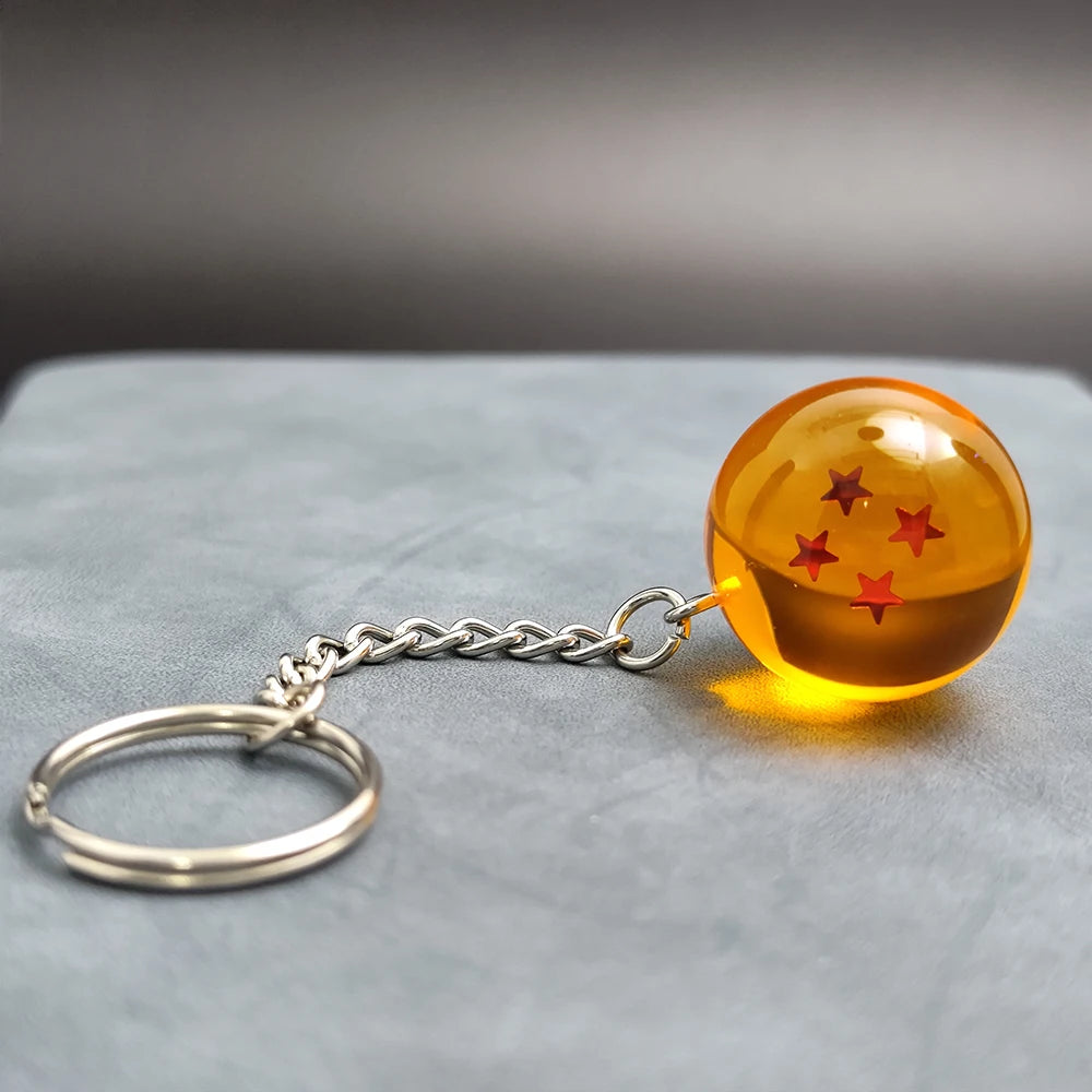 Anime Dragon Ball Keychain Fashion Jewellery Action Figures PVC Key Ring Bag Pendant