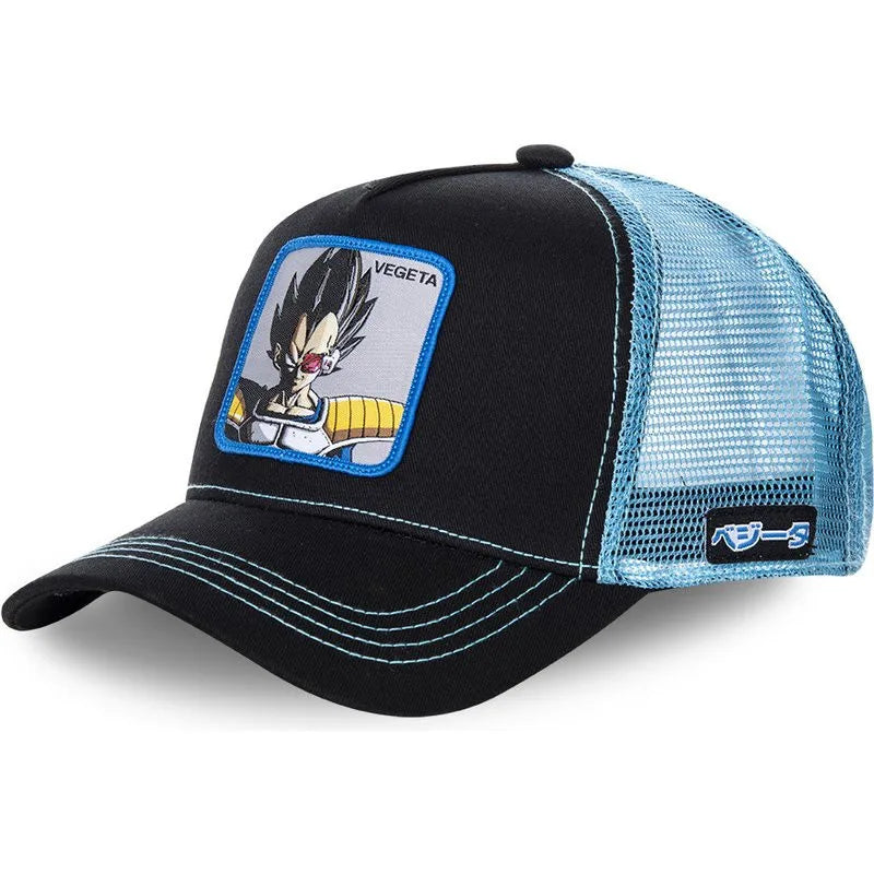 Hochwertige Dragon Ball Z Son Goku Baseballkappe – verstellbare Trucker-Mütze aus Baumwolle für Männer und Frauen