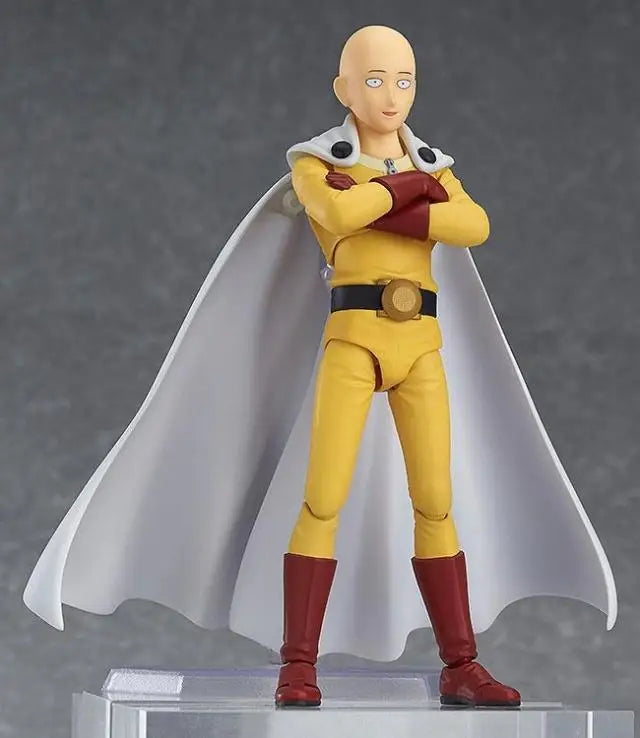 15 cm große One Punch Man Saitama Actionfigur – bewegliches PVC-Anime-Sammelspielzeug, perfektes Geschenk