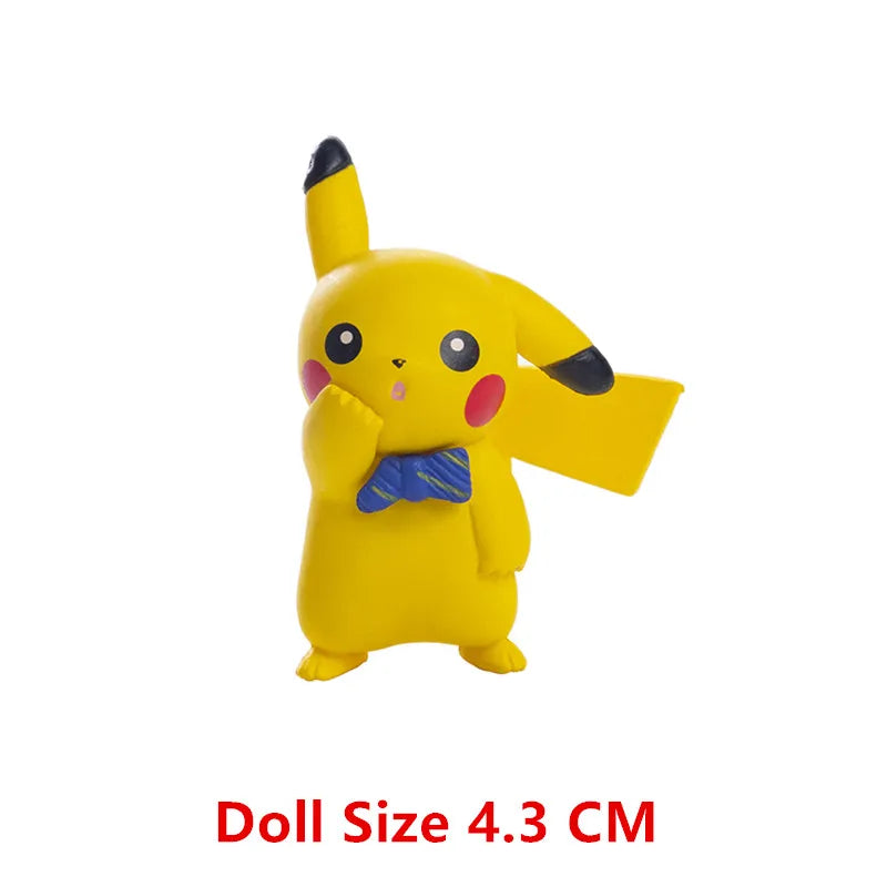Pokémon-Anime-Figuren – Gengar, Pikachu, Evoli und weitere Sammelspielzeuge